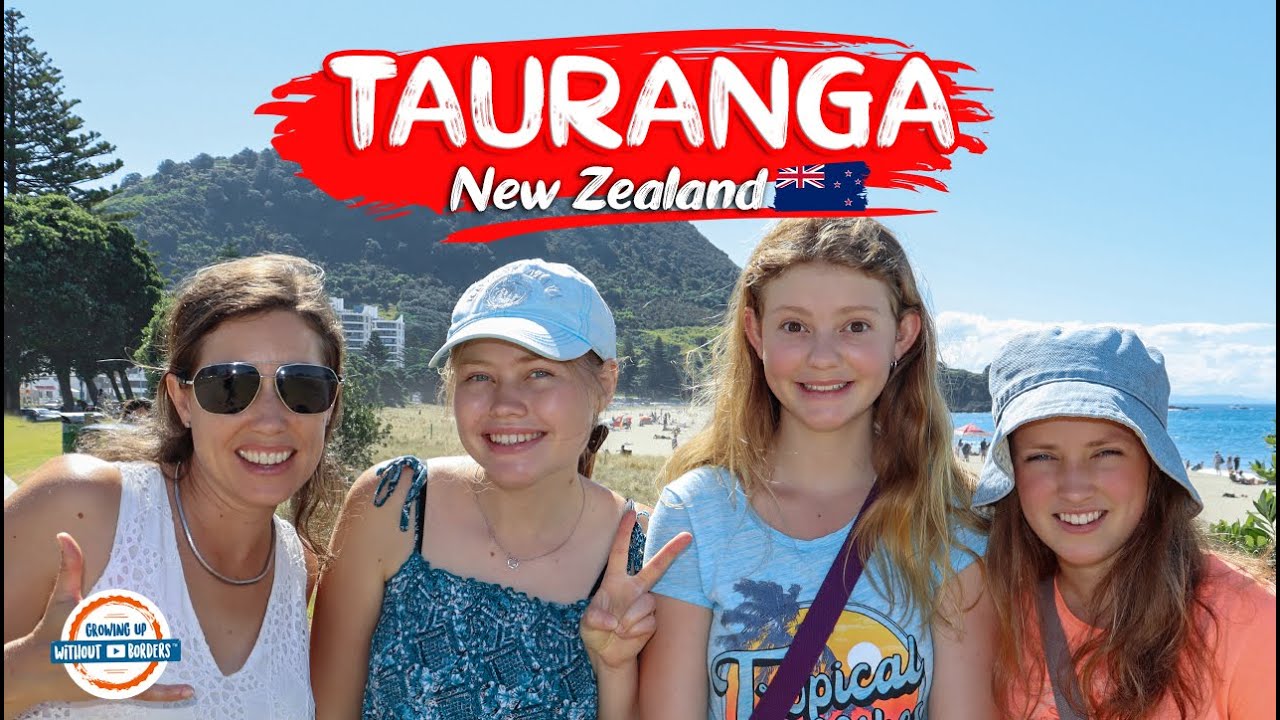 One of the TOP 25 BEACHES in the WORLD! Mount Maunganui Tauranga NEW ZEALAND | 197 Countries, 3 Kids