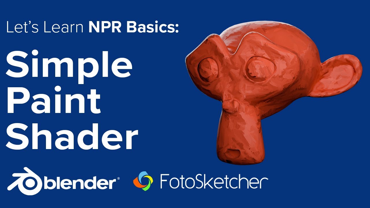 Simple Painterly Shader for 3D Animation