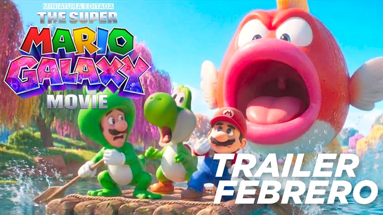 MARIO GALAXY MOVIE | TRAILER FEBRERO 2026