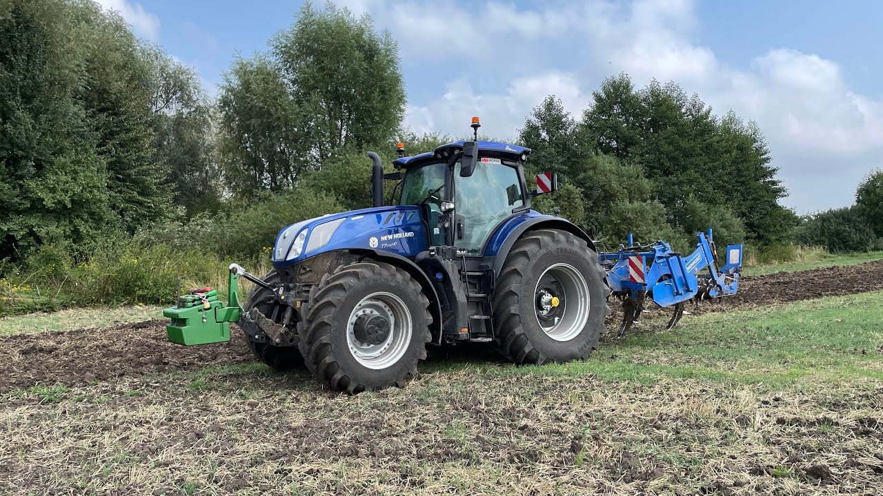 Uprawa pod rzepak na głęboko New Holland T7315 HD