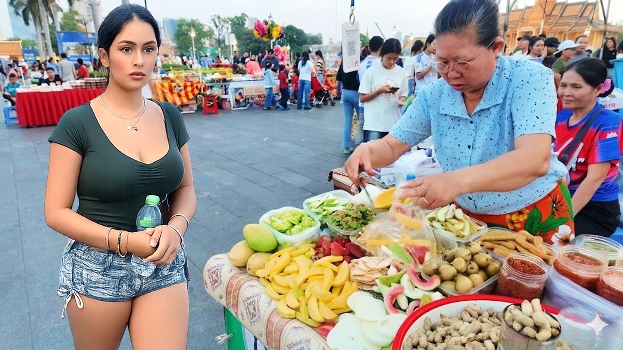 Best Cambodia Street Food Review 2026 - Sunday Walk Tour at Riverside Food Market, Phnom Penh