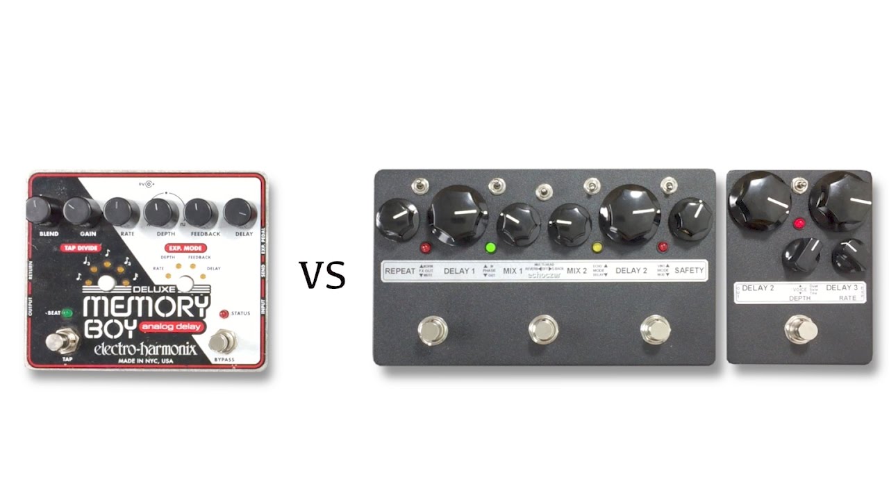 EHX Deluxe Memory Boy vs Toneczar Echoczar w Angel Baby Modulation