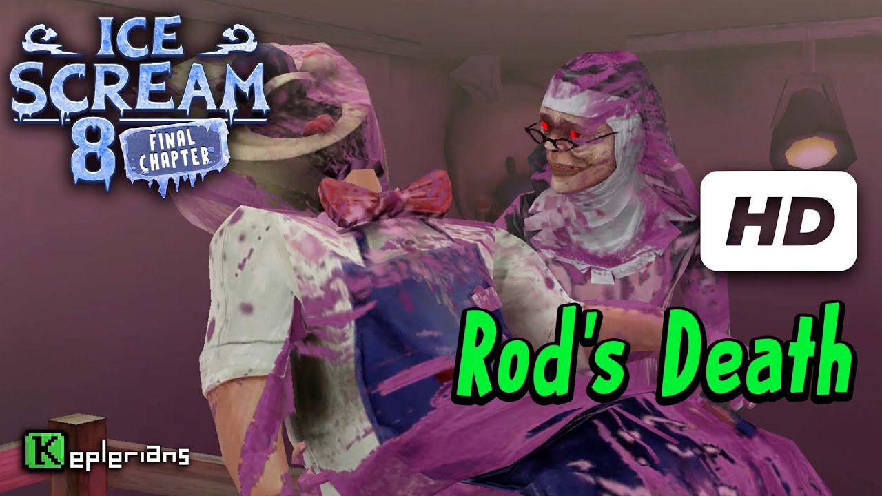 ICE SCREAM 8: ИСТИННАЯ КОНЦОВКА ОБНОВЛЕНИЕ Полные КАСТЦЫ | Смерть Рода | Высокое разрешение
