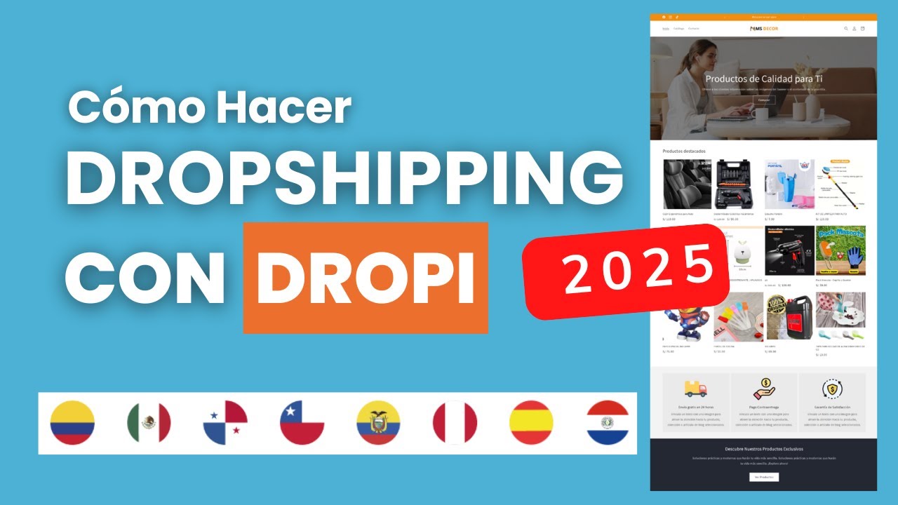 Cómo hacer Dropshipping con Dropi Curso GRATIS