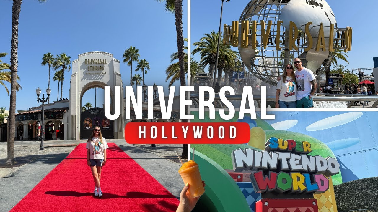 UNIVERSAL STUDIOS HOLLYWOOD 🌎 Studio Tour, Super Nintendo World | Walmart shopping 🛍️ Waterworld 💦