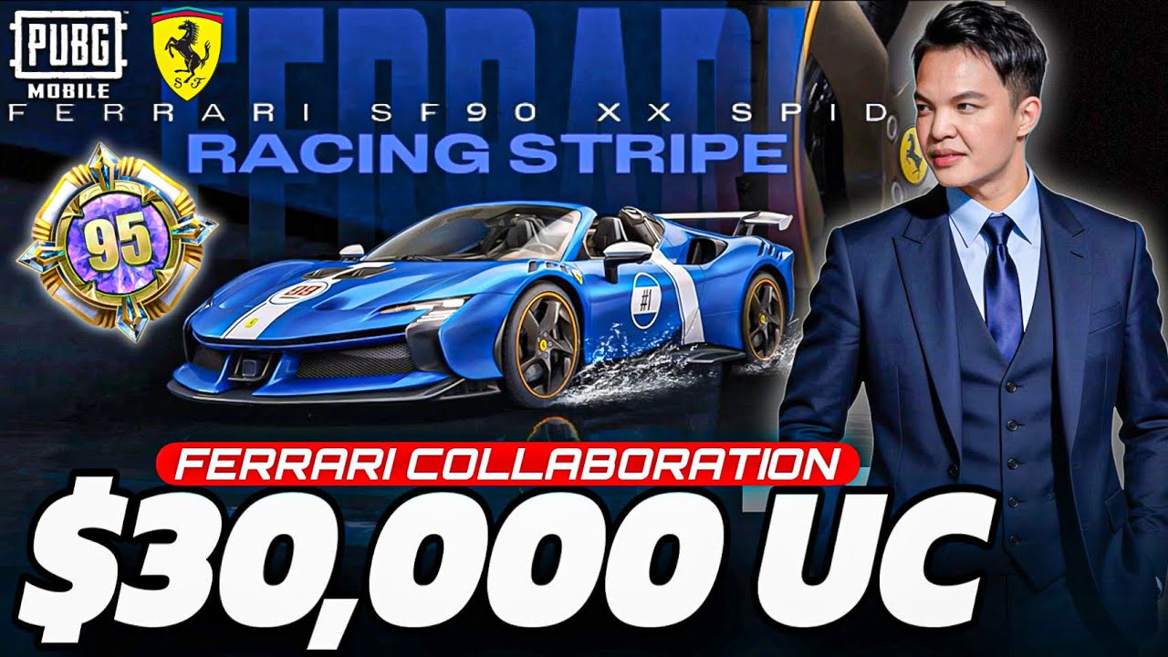 😍$30,000UC NEW FERRARI COLLECTION CRATE OPENING‼️ PUBG MOBILE🔥
