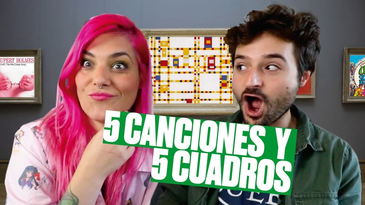 NO ES LO QUE PARECE | 5 pinturas🖼 y 5 canciones 🎵🎶 con Pablo Abarca