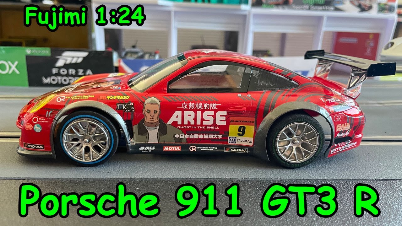 Fujimi Porsche 911 GT3 R - Zwischenbericht Teil 3 Umbau zum Slotcar Eigenbau
