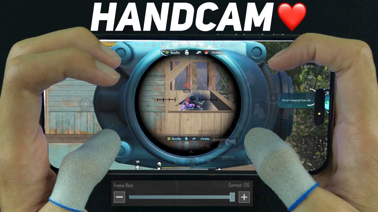 Best HANDCAM iPhone 14 Pro Max 🔥 | 5 Fingers & Gyroscope | PUBG Mobile!