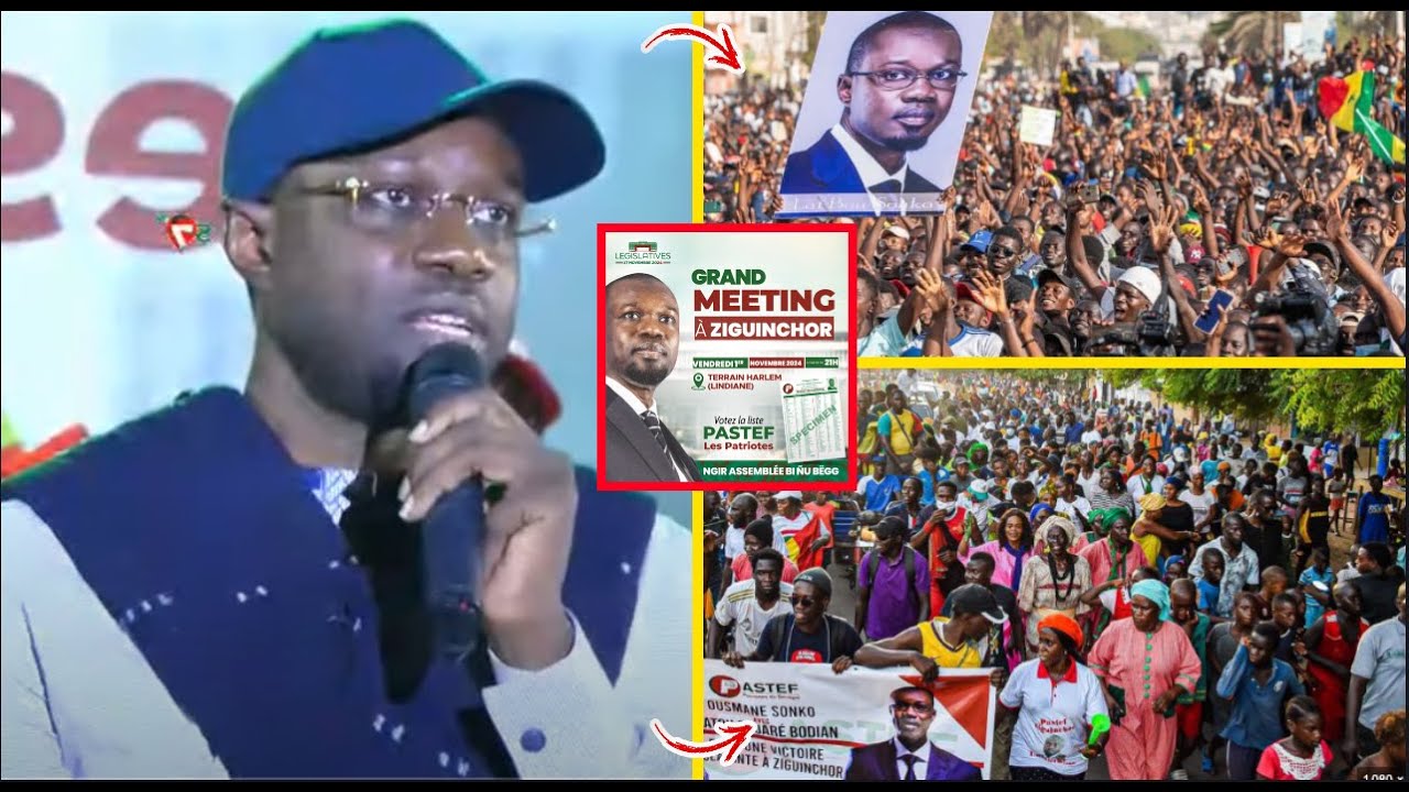 L’intégrité du discours de Sonko au Grand Meeting à Ziguinchor....