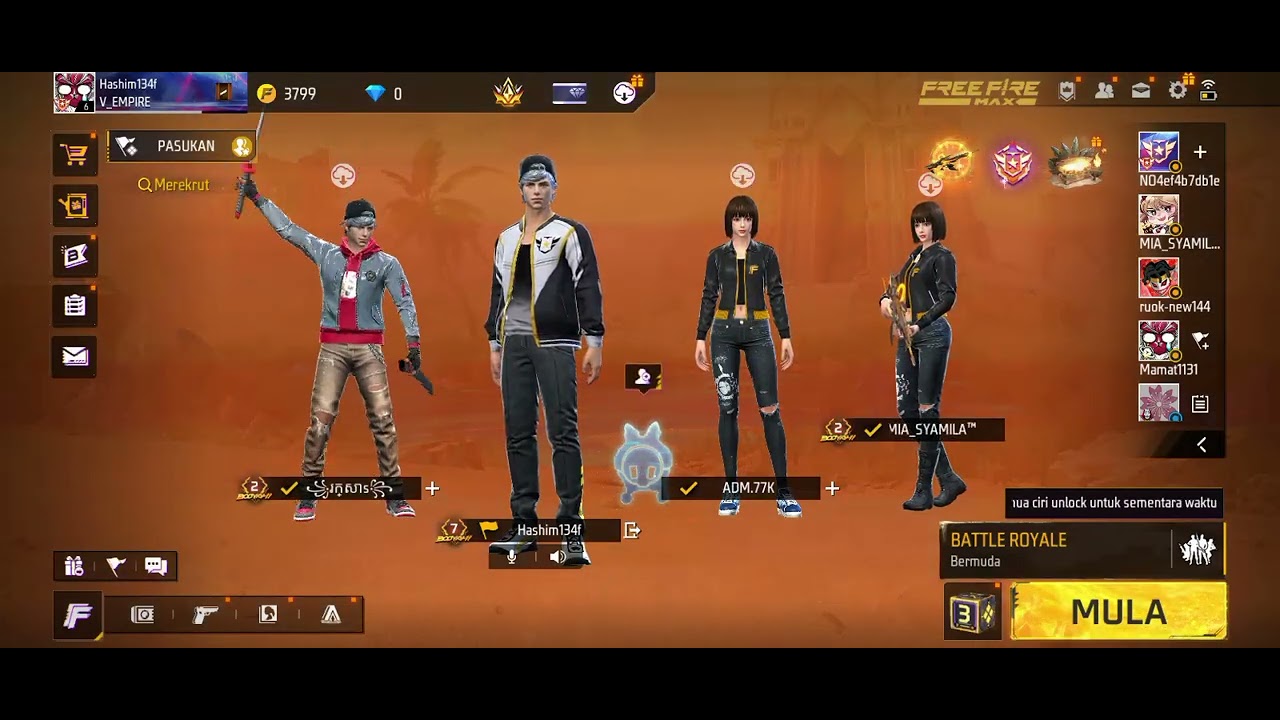 Hashim marah abang jahat tidak main cewek main enggak tidak main