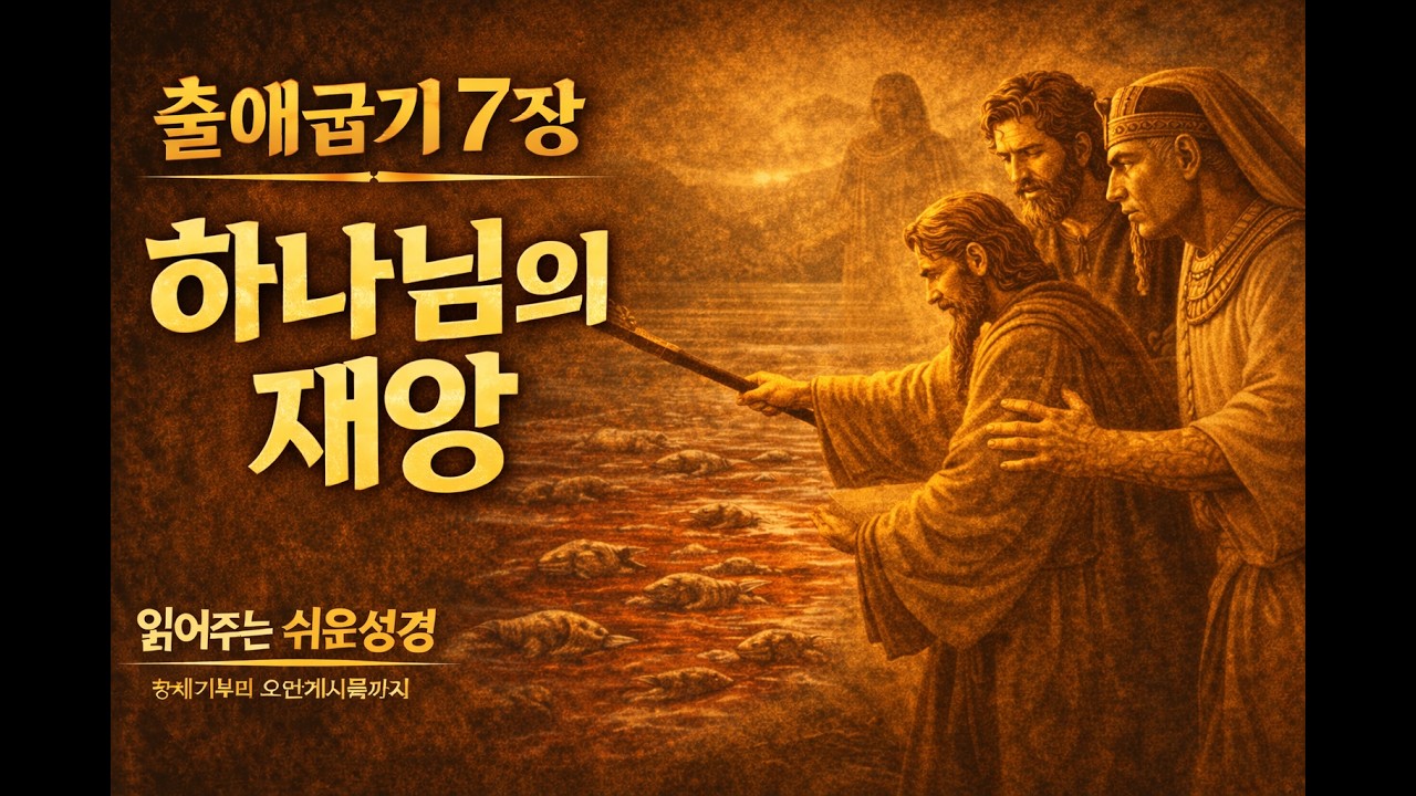 출애굽기 7장 | 애굽에 시작된 하나님의 재앙 | 읽어주는 쉬운성경