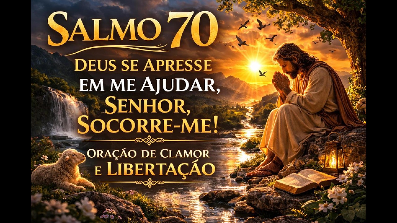 🌿 Salmo 70 — Socorro do Senhor | Oração de Ajuda e Esperança
