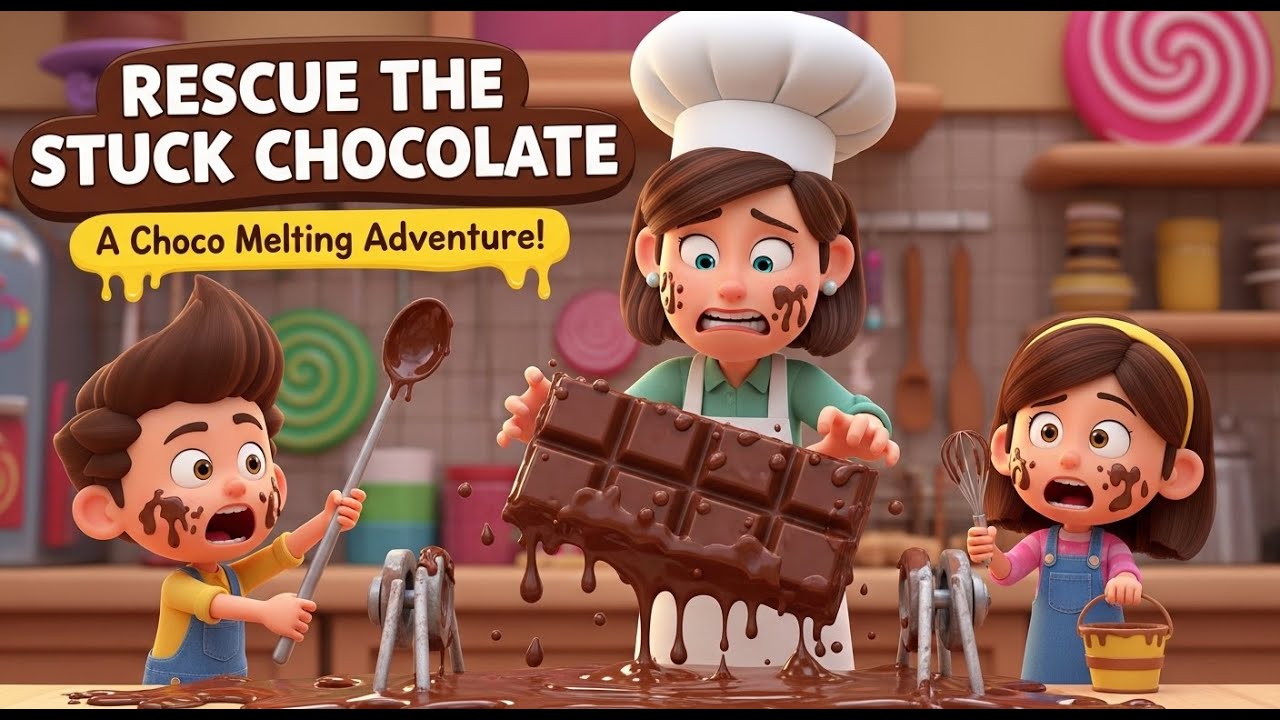 RESCUE THE STUCK CHOCOLATE - A Melting Adventure! 🍫🚨