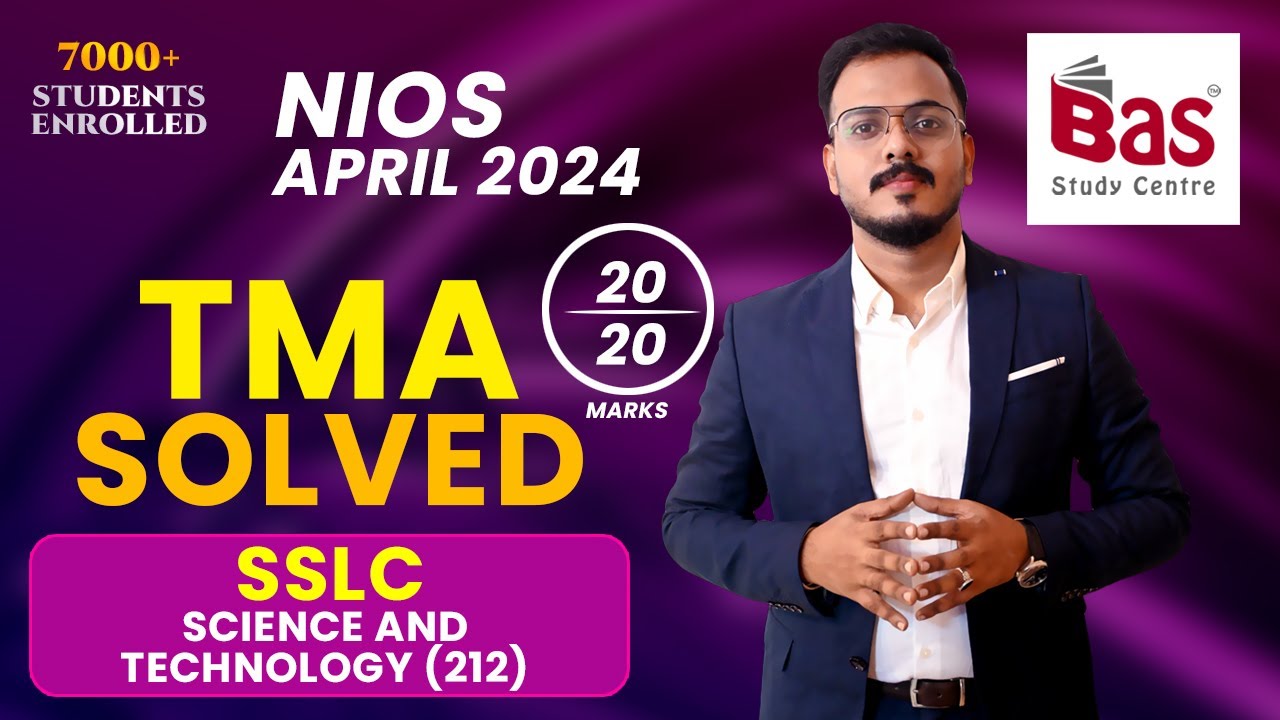 NIOS APRIL 2024 TMA SOLVED SCIENCE & TECHNOLOGY (212)#niosupdates #niosexam #niostma2024#niosapril