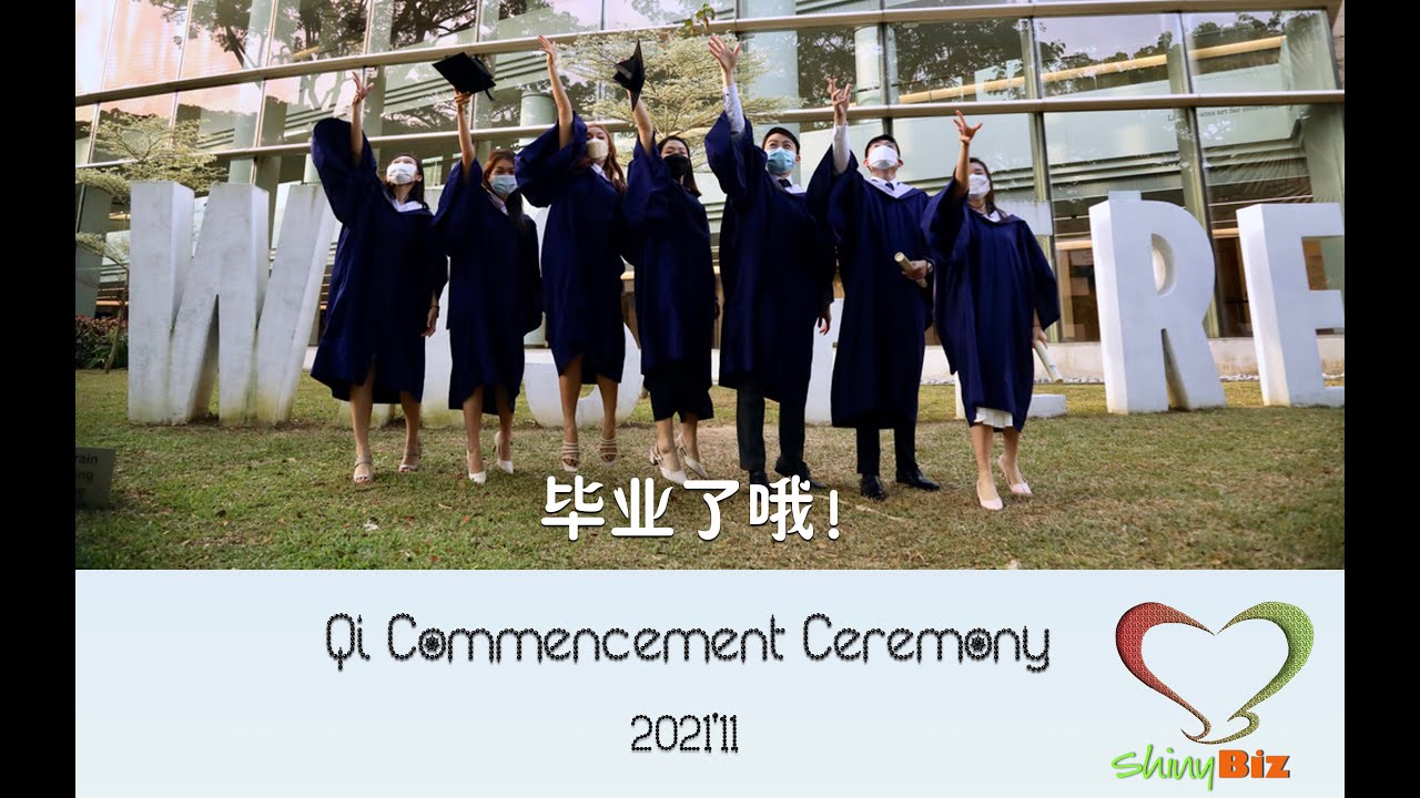 After 4 tough years...Qi Commencement Ceremony at NUS 毕业了 | #Shinykoh vlog | Singapore 新加坡 | 2021_10