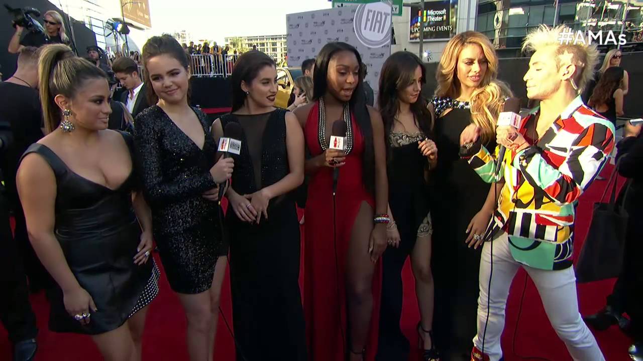Fifth Harmony Red Carpet Interview - AMAs 2015