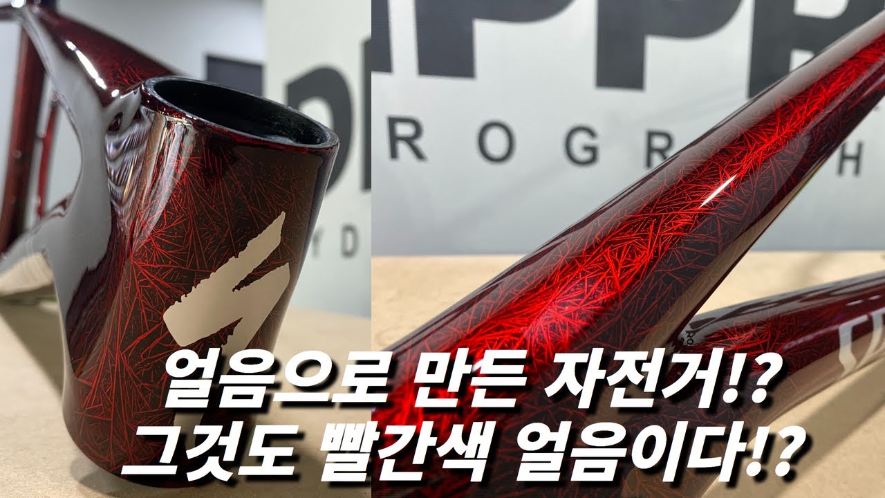 스페셜라이즈드 에픽 MTB  자전거도색ㅣ딥프로 바이 제이든의 프로즌 레드 작품