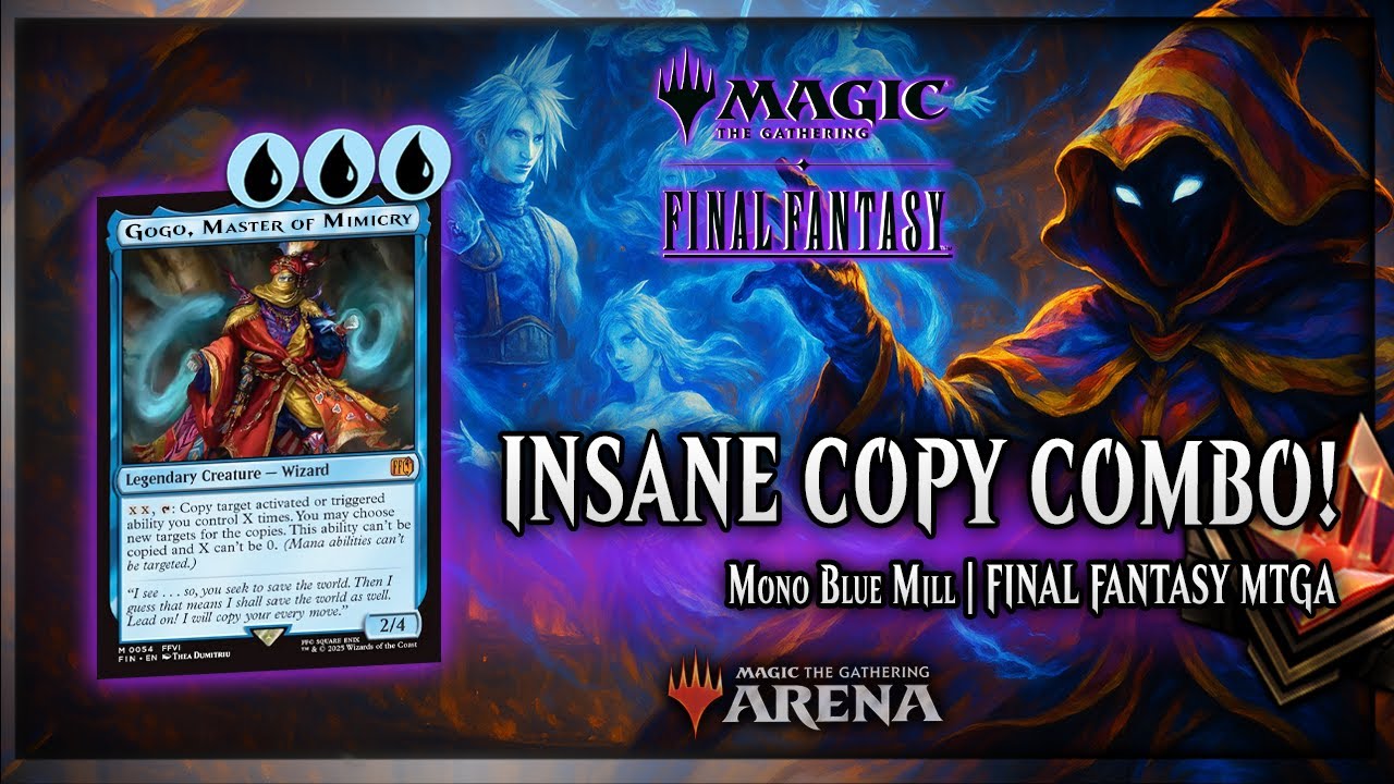 Gogo, Master of Mimicry Is INSANE in Mono Blue! | Final Fantasy MTG Arena Deck