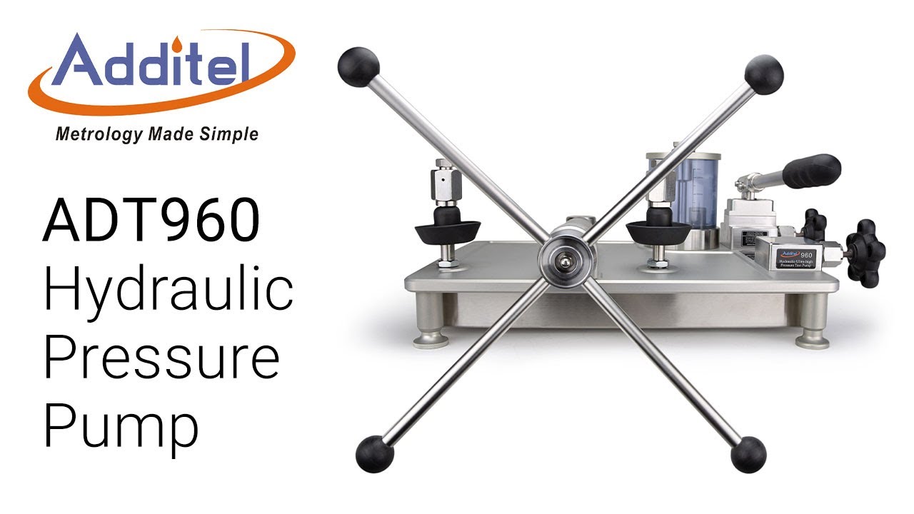 Additel 960 Hydraulic Ultra-High Pressure Test Pump Introduction