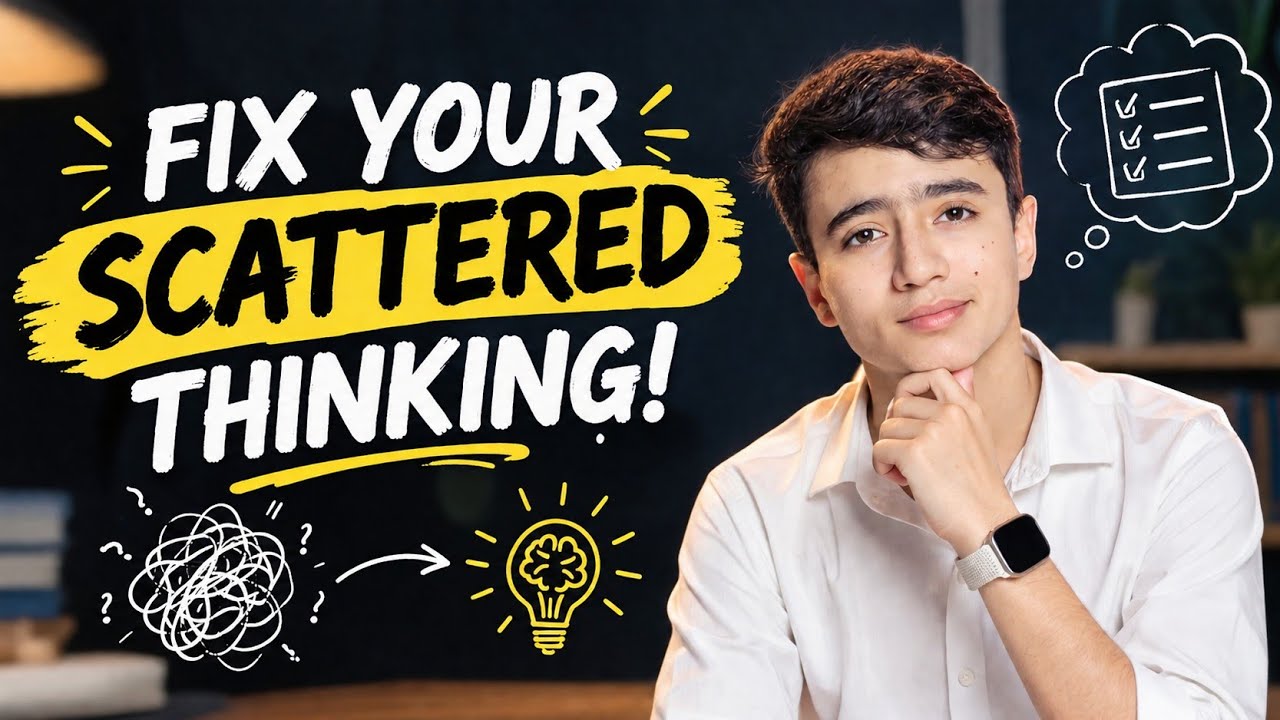 How to Fix Scattered Ideas & Think Clearly | Simple Techniques to Organize Your Thoughts