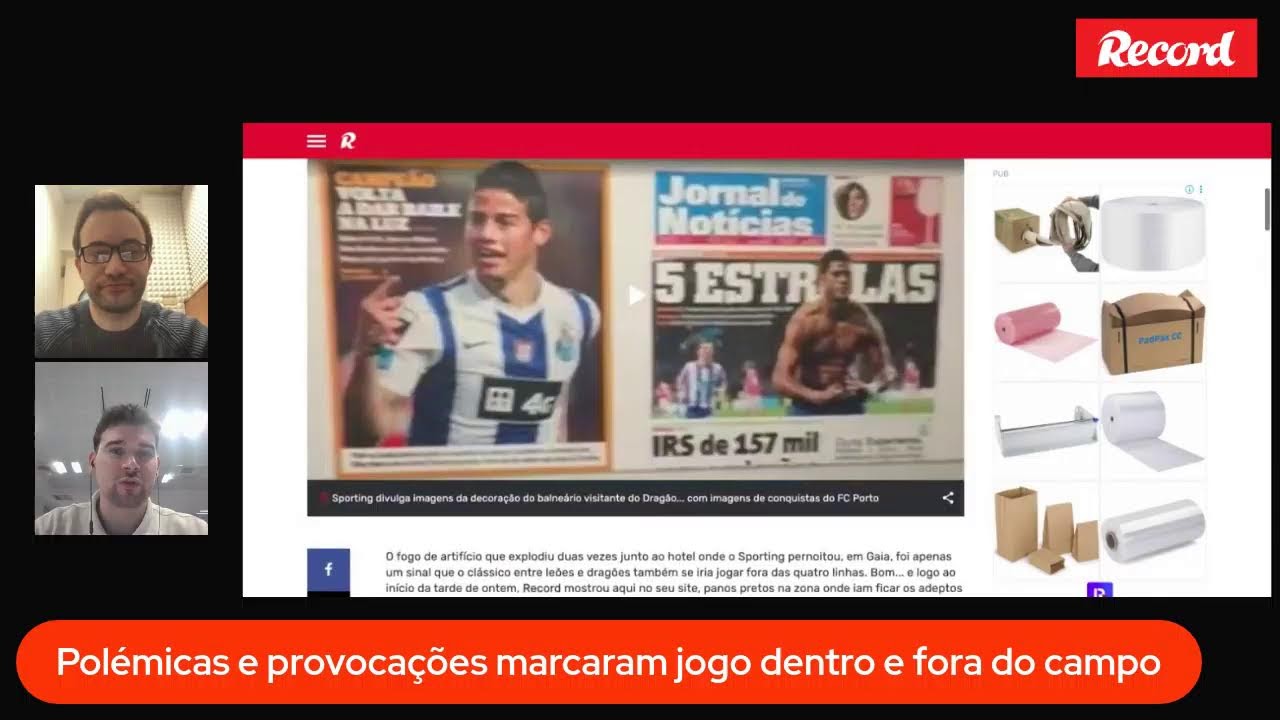 10 Minutos Record: Sporting resgata ponto no último suspiro e não deixa FC Porto fugir