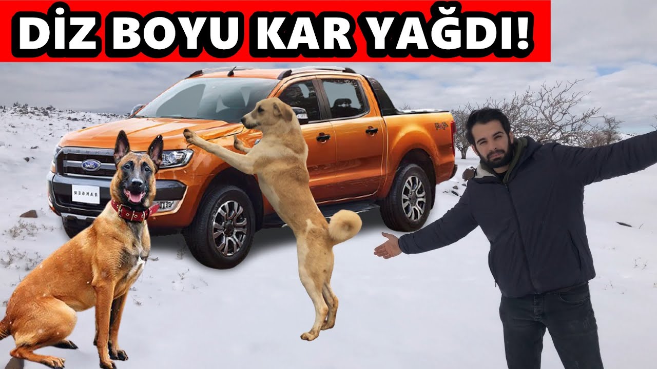 BEKLENEN KAR GELDİ - OFF ROAD YAPTIK - KÖPEKLER ÇOK SEVDİ!