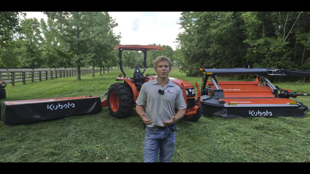 Kubota Hay Mower Testing - DM1024 and DMC8032R