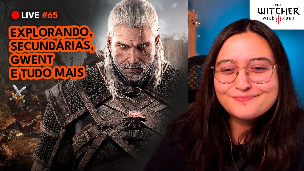 ⚔️ THE WITCHER 3: Wild Hunt — Explorando mapa de SKELLIGE + missões secundárias [LIVE #65]