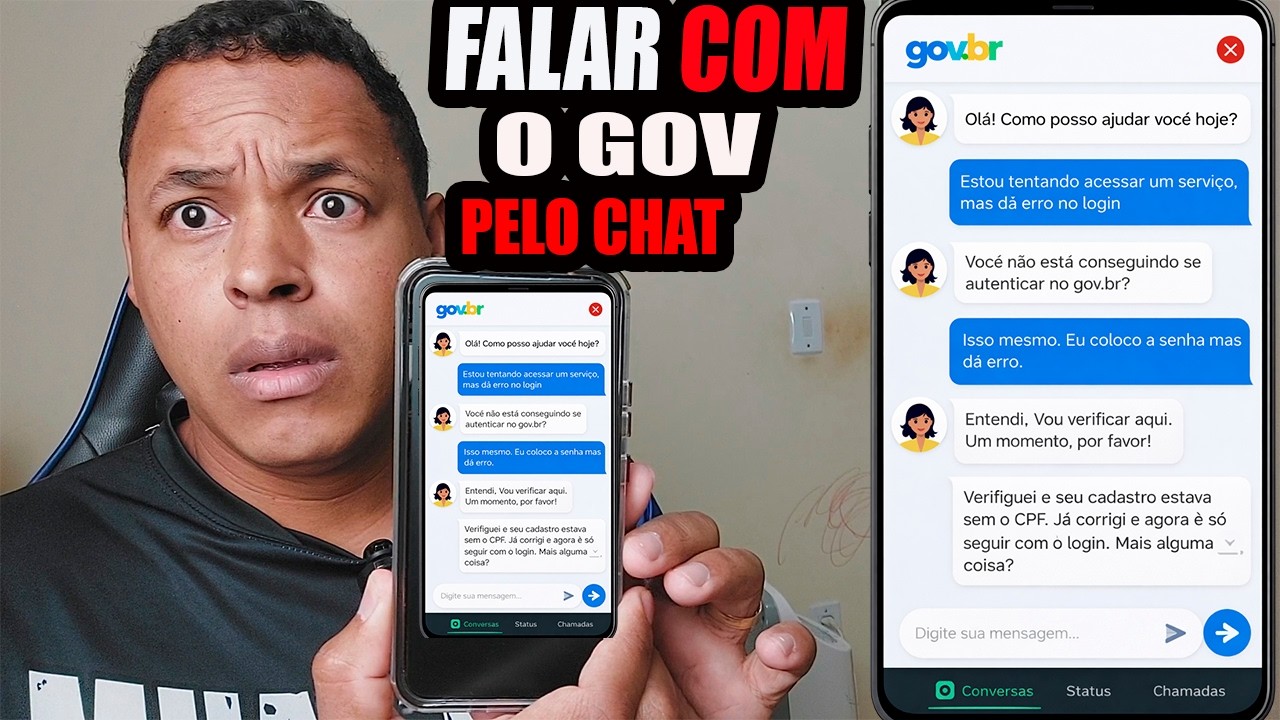 Como Falar com Atendente GOV.BR via Chat em 2026 (Mesmo SEM SENHA e Deslogado!)