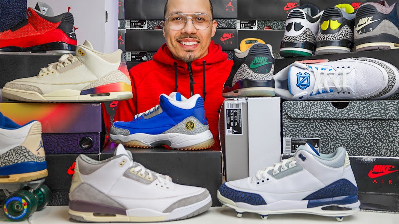 My ENTIRE Air Jordan 3 Sneaker Collection (50+ Pairs)
