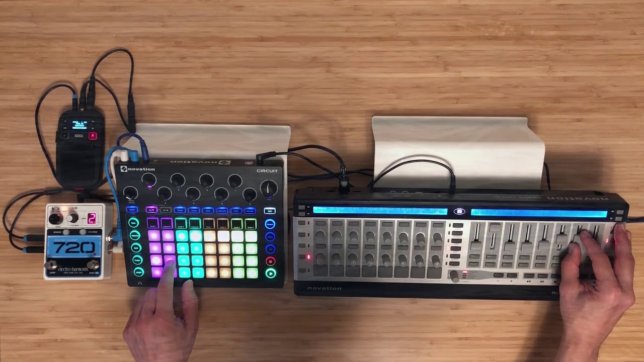 Circuit Under Water by Waveformer - Novation Circuit, ReMOTE ZeRO SL, EHX 720, Korg KP2S