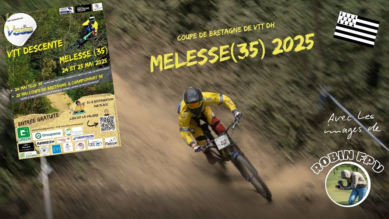 Coupe De Bretagne de VTT DH 2025 à Melesse (35)