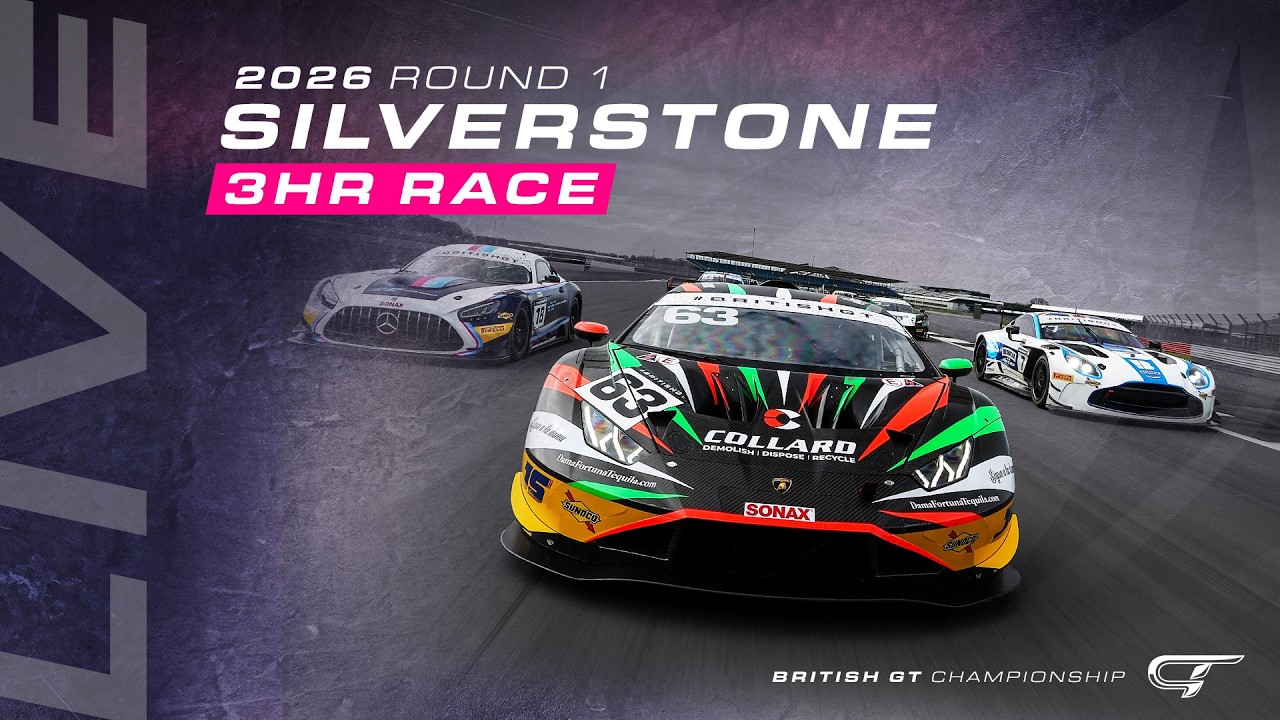 LIVE | Race | Silverstone 500 | British GT 2026