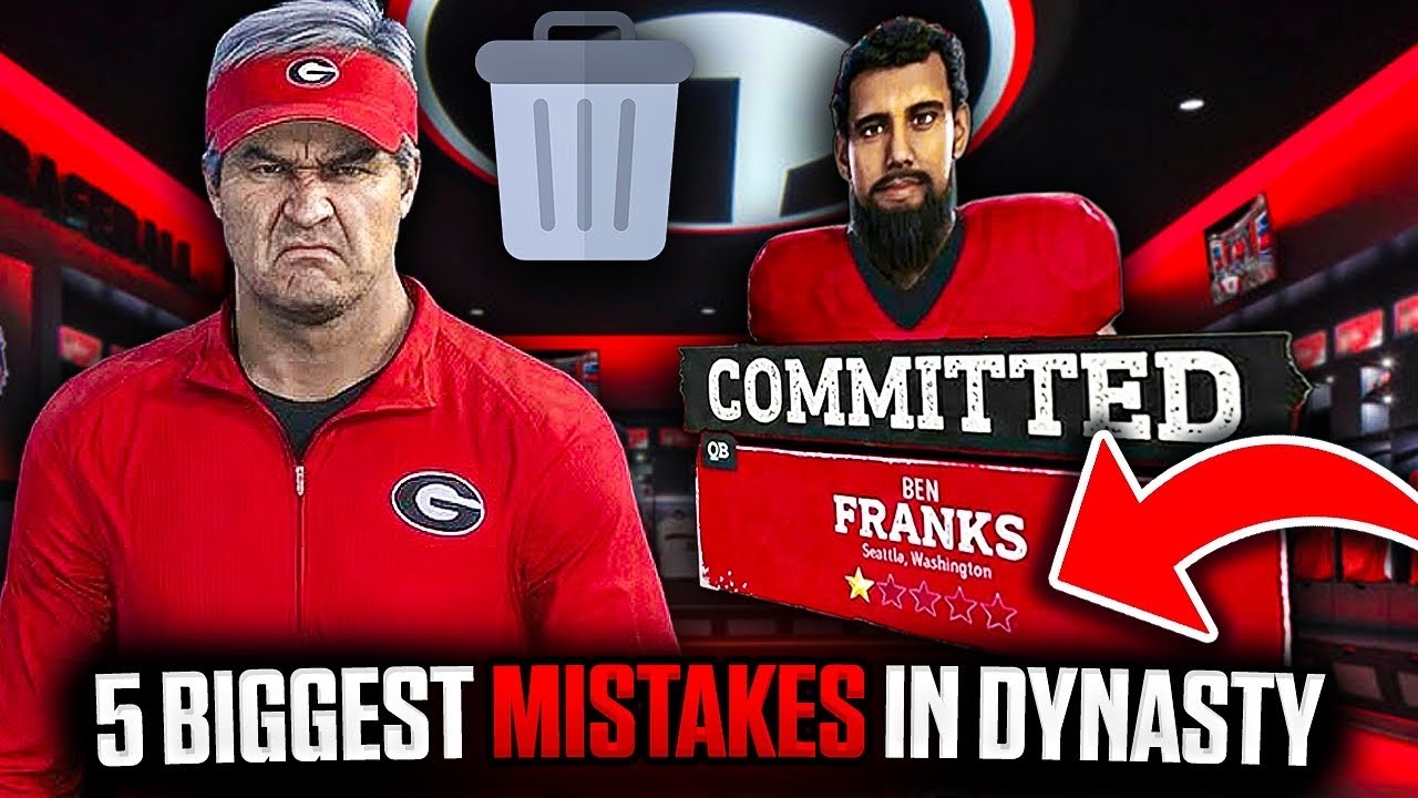 5 самых больших ошибок в CFB 26 Dynasty