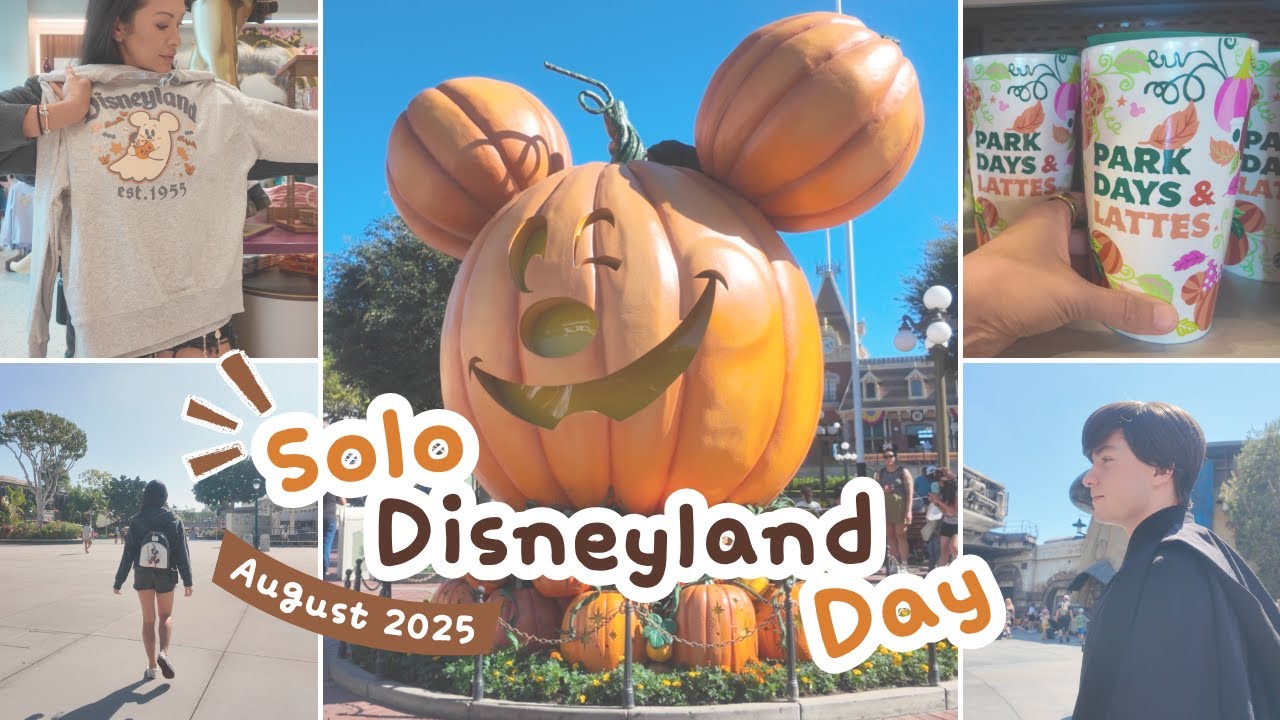 Wandering Disneyland Solo 🏰 Calm day trip 🎃 window shopping, snacks, & a walk w/ Luke Skywalker