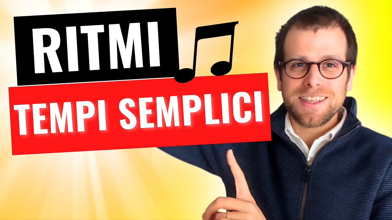 RICONOSCI FACILMENTE IL RITMO MUSICALE: tutorial completo in 2 steps - tempi semplici