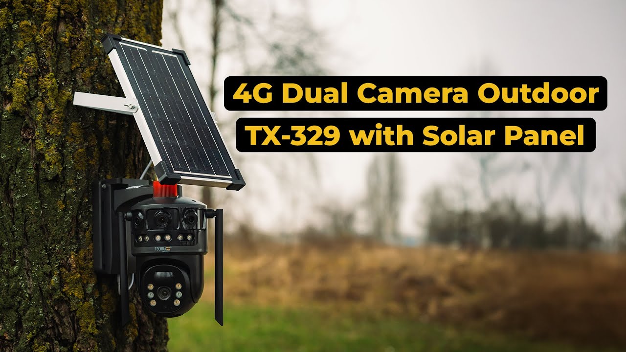 Technaxx 4G Dual Camera Outdoor TX-329 with Solar Panel (ENGLISH)