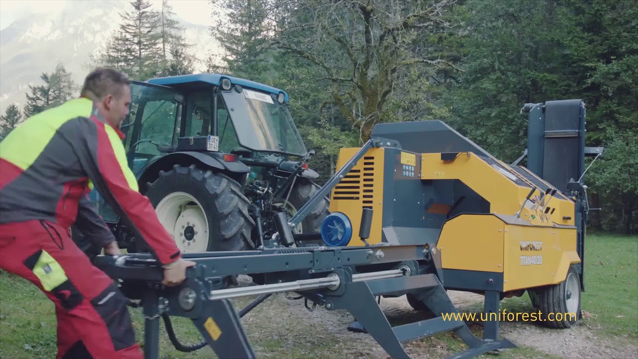 Malkas zāģis-skaldītājs TITAN 40/20 premium, Uniforest