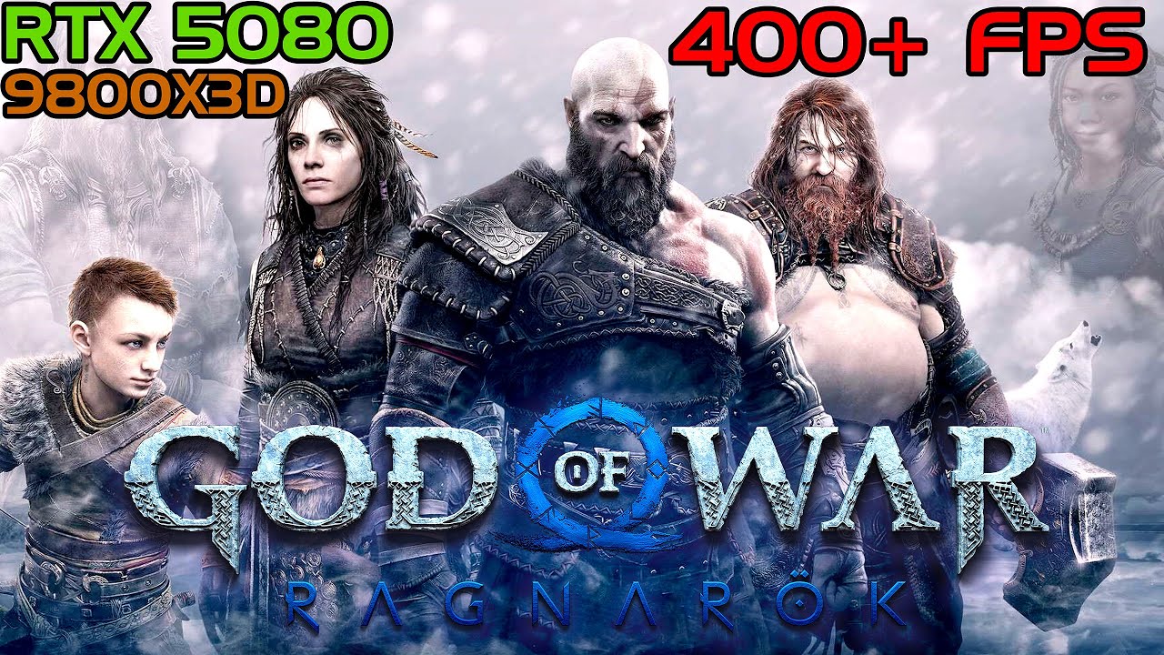 RTX 5080 Vanguard SOC + R7 9800X3D - God of War Ragnarok 1440p DLAA DLSS FG Ultra Max Settings test