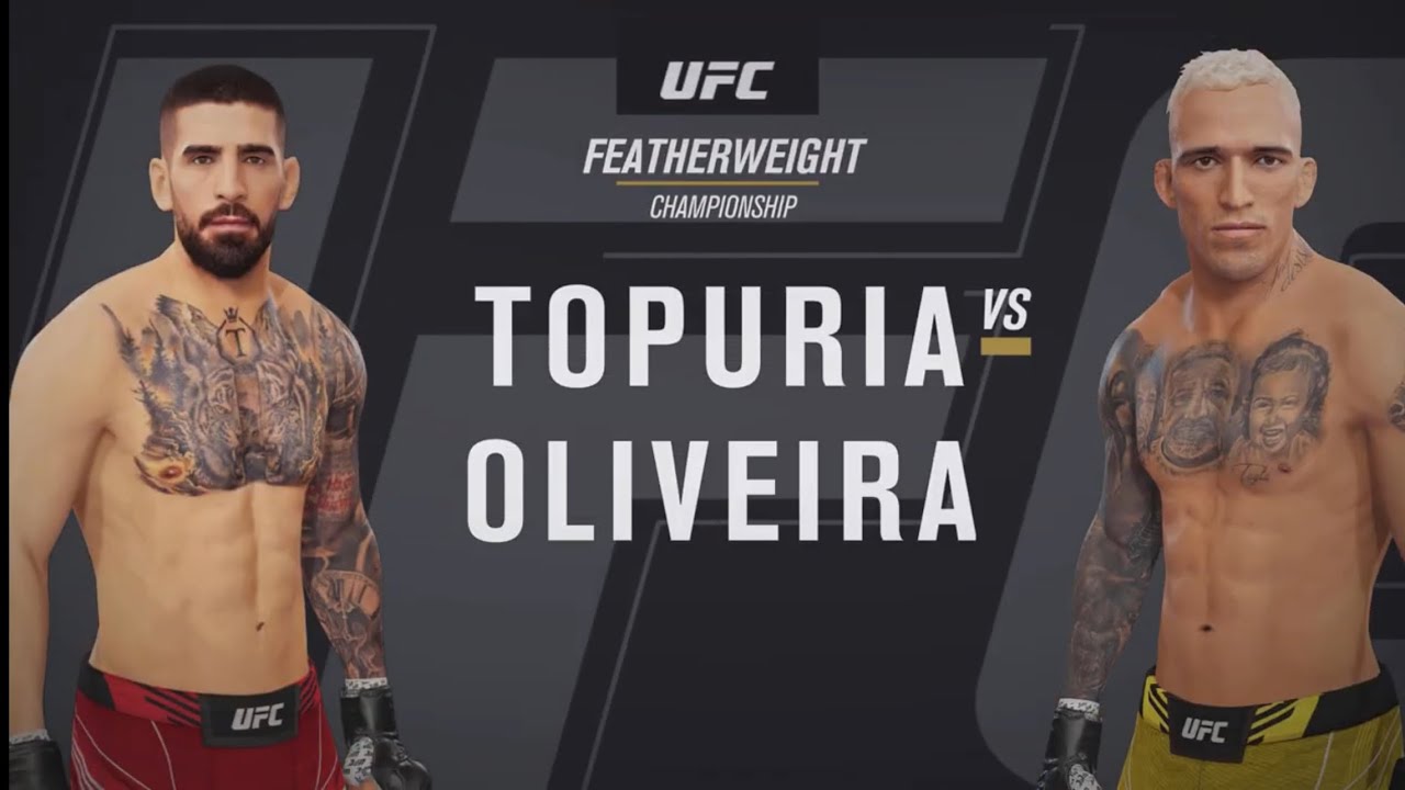 Ilia Topuria vs Charles 'Do Bronxs' Oliveira - UFC 4