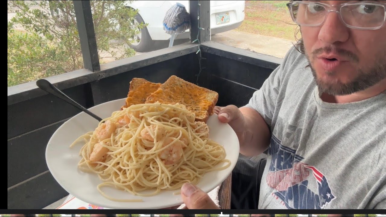 Shrimp scampi￼. Great every single time. ￼