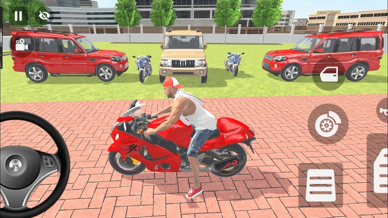 Farkiln order by 1️⃣Scorpio 2️⃣ Bolero 1️⃣ bike indian 🇮🇳 game | Indian theft aura simulator 🎮