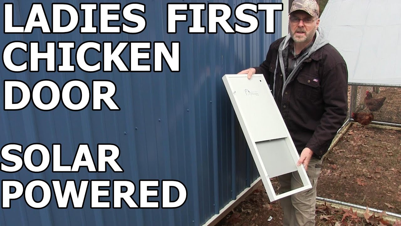 Installing the Ladies First chicken door - Automatic chicken coop door