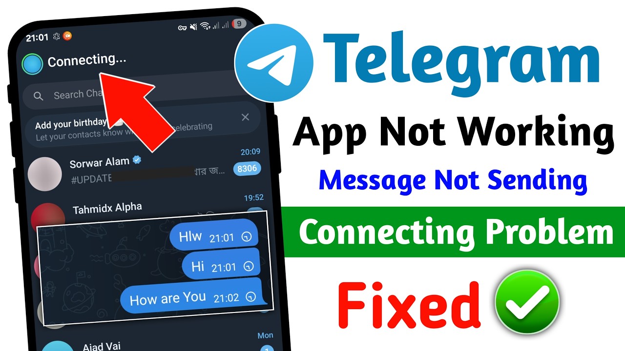 Telegram не работает 2026 || Проблема с подключением в Telegram || Telegram не отправляет сообщения
