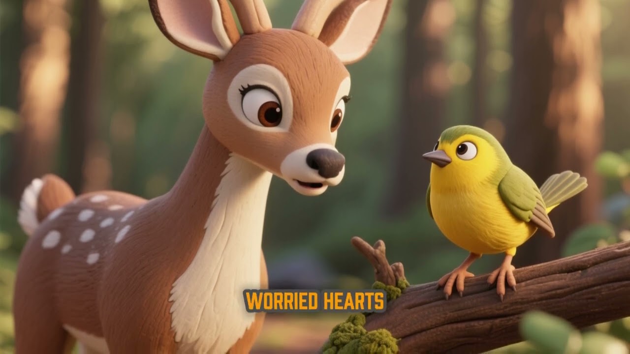 Tiny Birds Save a Deer 🐦🦌 | A Heartwarming Forest Story