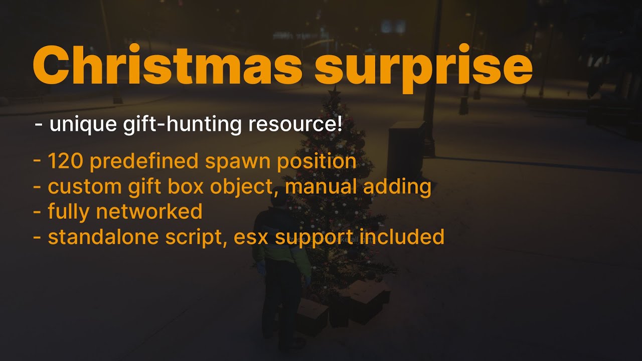 rcore_xgifts |  Christmas tree with gifts for fivem