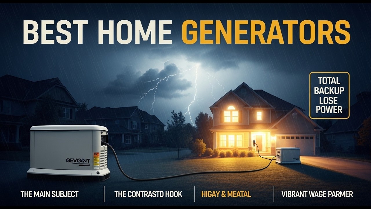 TOP 5 Best Home Generators 2026 | Top Rated Standby Generators for Home!