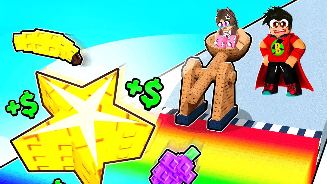 AYBÜKE İLE MEYVE YETİŞTİRDİK VE FIRLATTIK 😂 Roblox Launch a Fruit