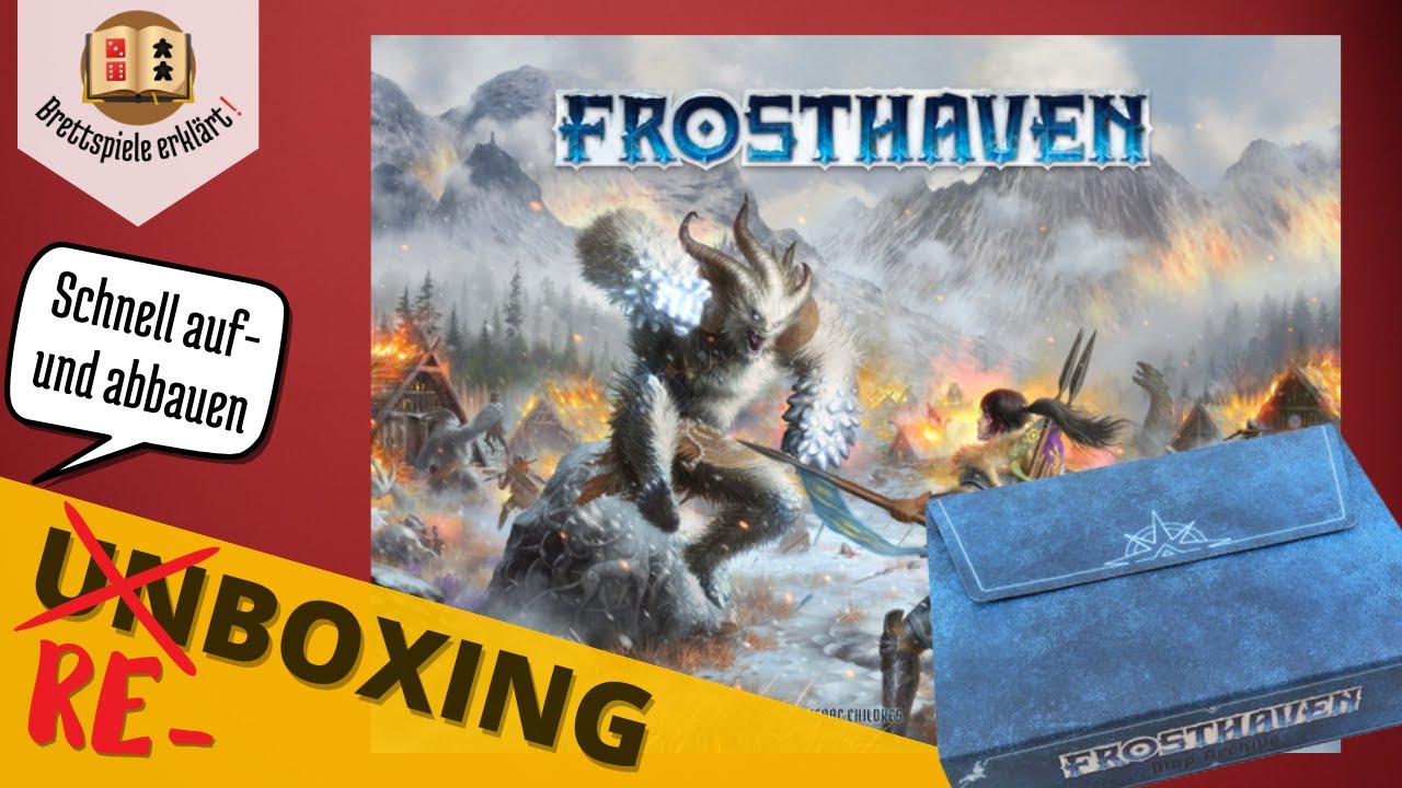 Frosthaven - Reboxing & Storage Lösung für's schnelle Auf- und Abbauen